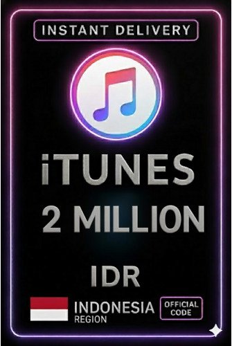 iTunes Gift Card Indonesia - 2.000.000 IDR