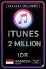 iTunes Gift Card Indonesia - 2.000.000 IDR