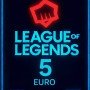 League Of Legends Eu West 5 EURO Points