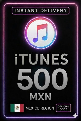 iTunes Gift Card 500 MXN MX