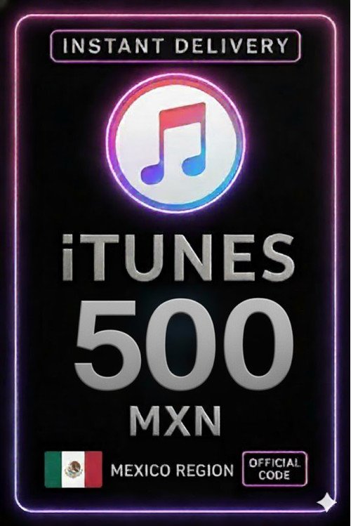 iTunes Gift Card 500 MXN MX