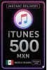 iTunes Gift Card 500 MXN MX