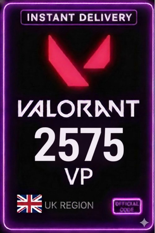 Valorant Points - 2575 VP (UK Seerver)