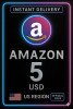 $5 Amazon.com Gift Card US