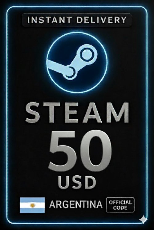 Steam Wallet Code - 50 USD (Argentina)
