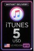 iTunes Gift Card - US$ 5