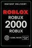 Roblox Gift Cards - 2000 Robux (Global)