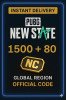 PUBG New State - 1500+80 NC