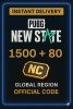 PUBG New State - 1500+80 NC