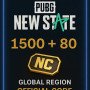 PUBG New State - 1500+80 NC