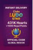 Clubs Ludo Star - 431K Hearts + 1000 Royal Points