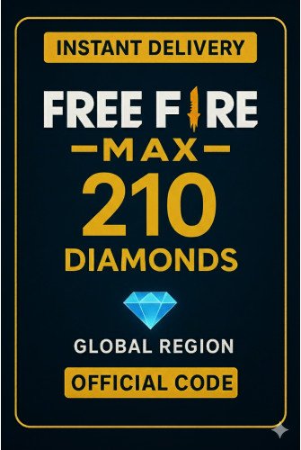 Free Fire MAX 210 Diamonds