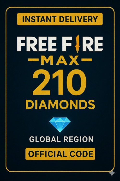 Free Fire MAX 210 Diamonds