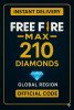 Free Fire MAX 210 Diamonds