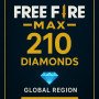 Free Fire MAX 210 Diamonds