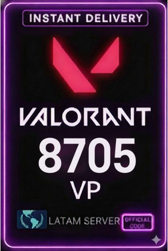 Valorant Points - 8705 VP (Latam Server)
