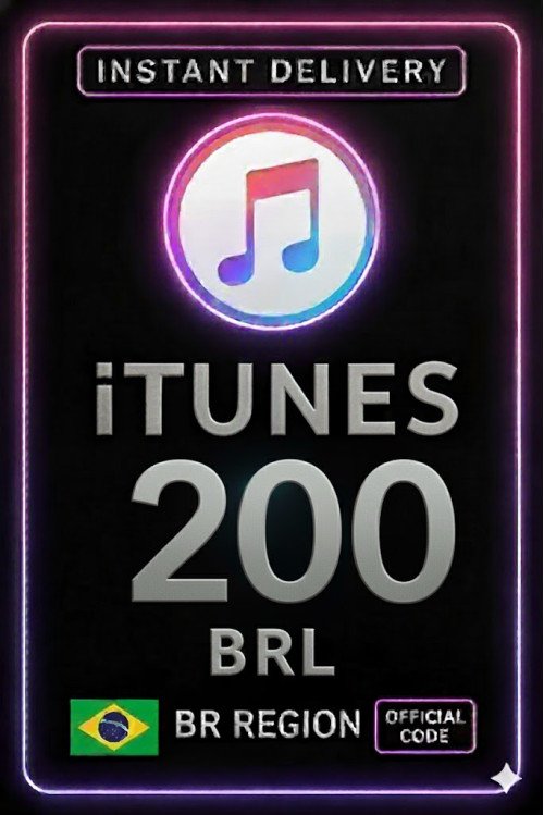 iTunes Gift Card - 200 BRL