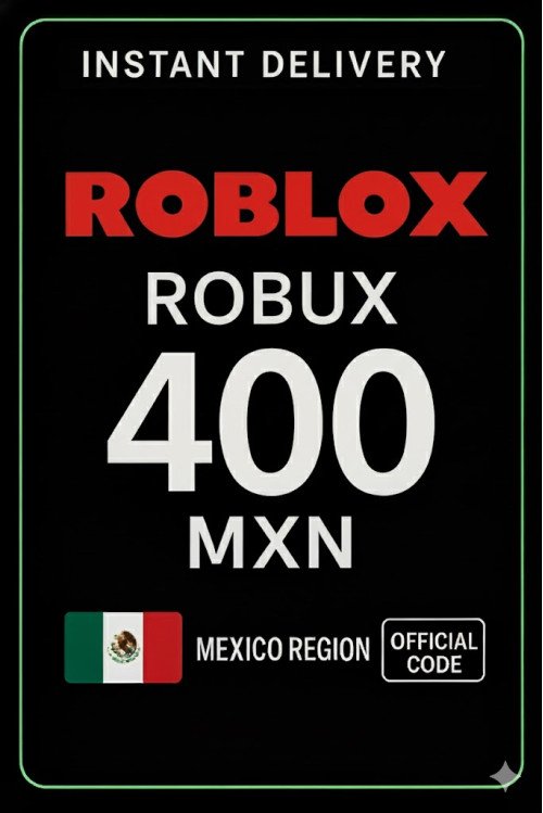 Roblox 400 MXN Game Card (MX)