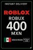 Roblox 400 MXN Game Card (MX)