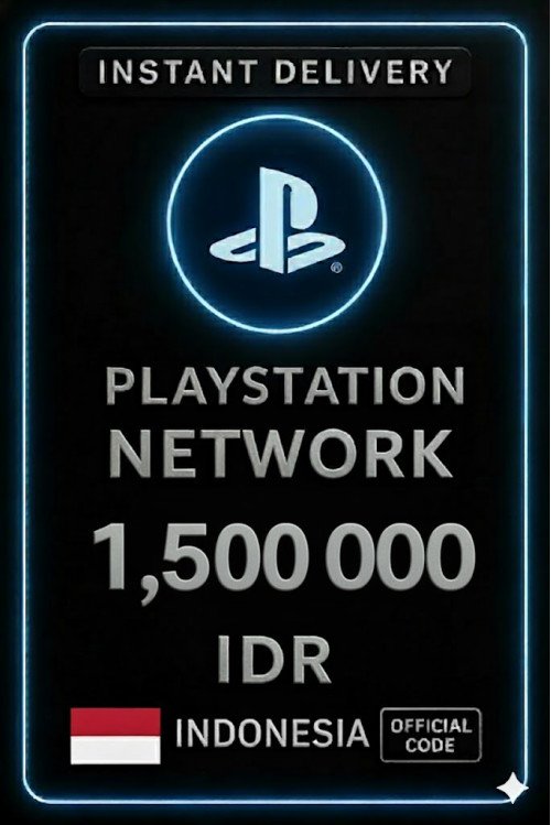 PlayStation PSN Card 1,500,000 Rp (ID)