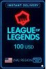 League Of Legends NA 100 Usd Riot Gift Card
