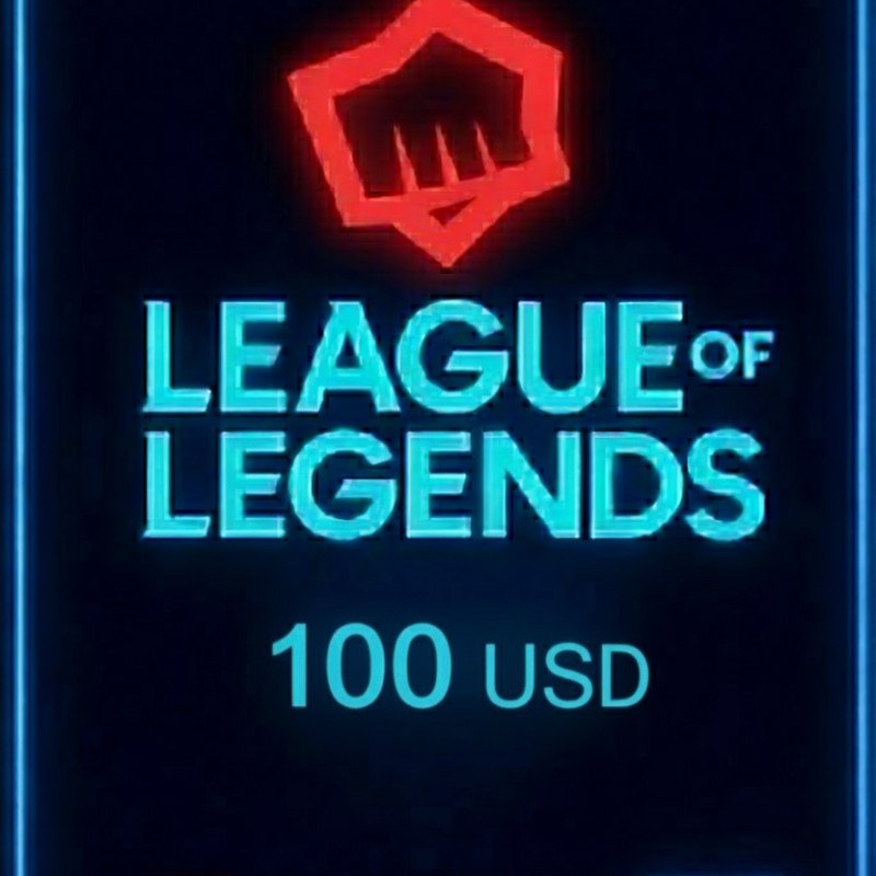 League Of Legends NA 100 Usd Riot Gift Card
