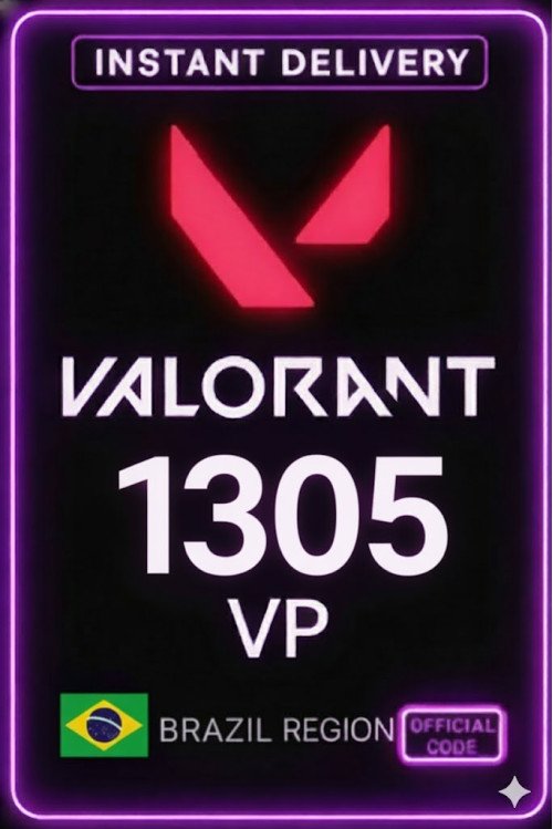 Valorant Point 50 BRL - 1305 VP (Brazil)