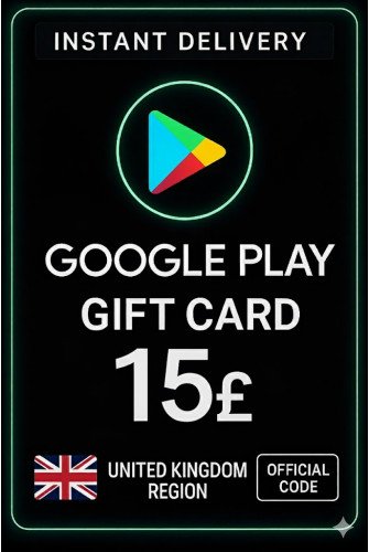 Google Play Gift Card - United Kingdom UK 15 £
