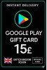 Google Play Gift Card - United Kingdom UK 15 £