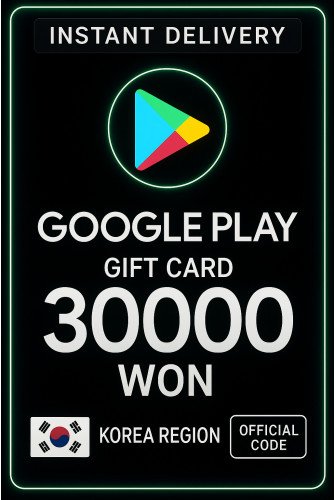 Google Play Gift Card - Korea WON 30000