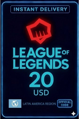 League Of Legends - 20 USD Riot Gift Card