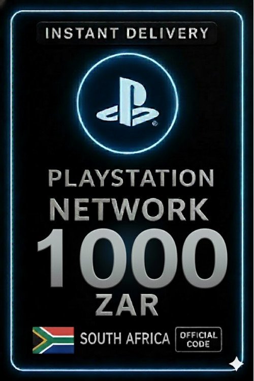 Playstation PSN Card 1000 ZAR ZA