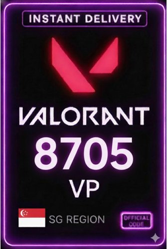 Valorant Points - 8705 VP (Singapore)