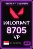Valorant Points - 8705 VP (Singapore)
