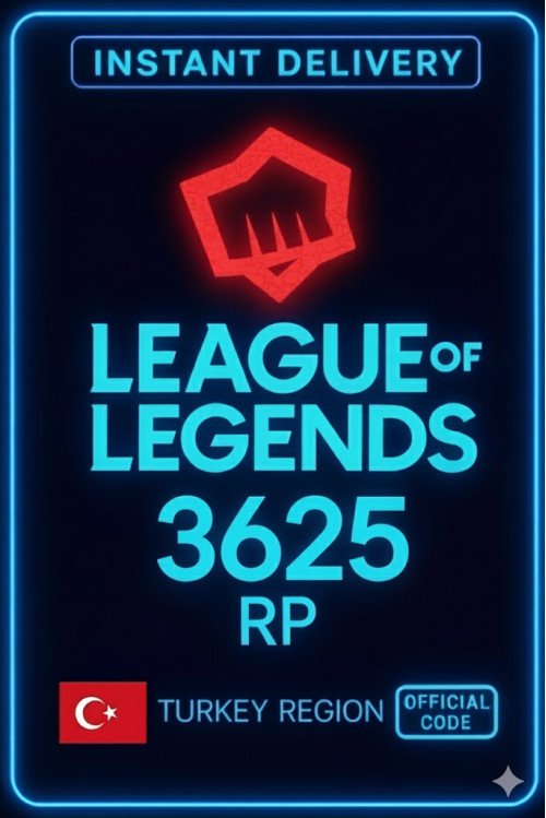 Riot Cash 850 TRY - 3625 RP (Turkey Server)