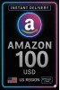 $100 Amazon.com Gift Card US