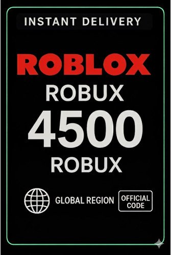 Roblox Gift Cards - 4500 Robux (Global)