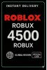 Roblox Gift Cards - 4500 Robux (Global)