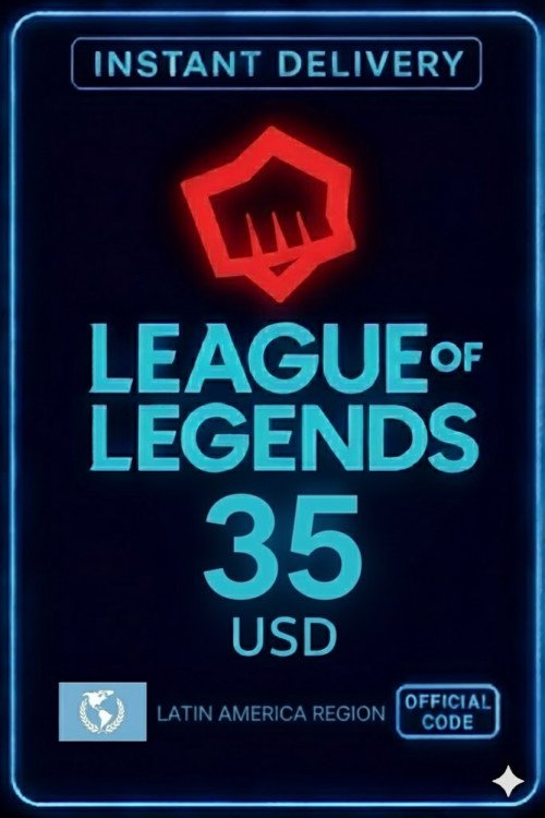 League Of Legends - 35 USD Riot Gift Card