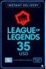League Of Legends - 35 USD Riot Gift Card