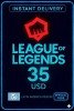 League Of Legends - 35 USD Riot Gift Card