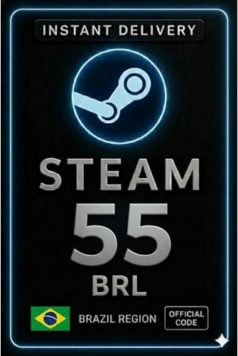 Steam Wallet Code Brazil 55 BRL