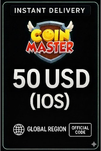 Coin Master (IOS) - 50 $ US