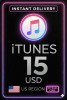 iTunes Gift Card - US$ 15