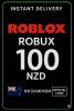 Roblox 100 NZD Game Card (NZ)