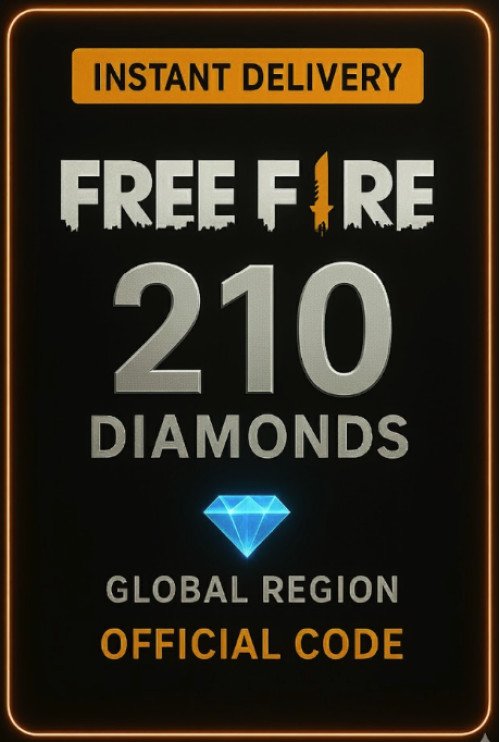 Free Fire 210 + 21 Diamonds ( Global )