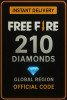 Free Fire 210 + 21 Diamonds ( Global )