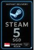 Steam Wallet Code Singapore 5 SGD