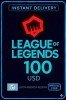 League Of Legends - 100 USD Riot Gift Card
