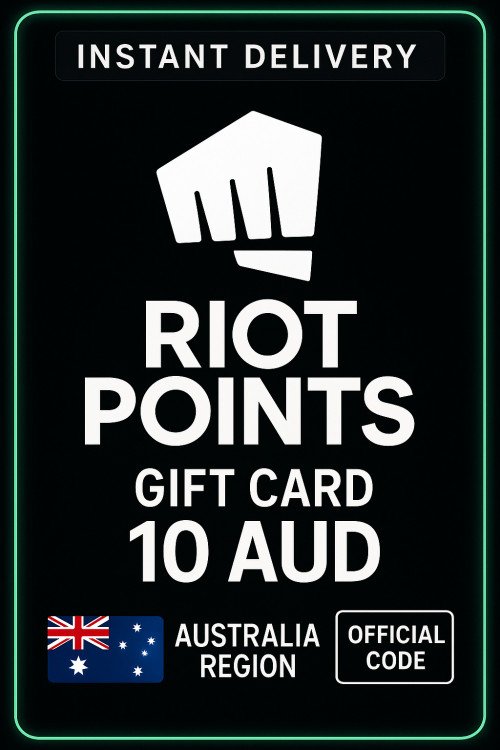 Riot Points 10 AUD RP (Oceania)